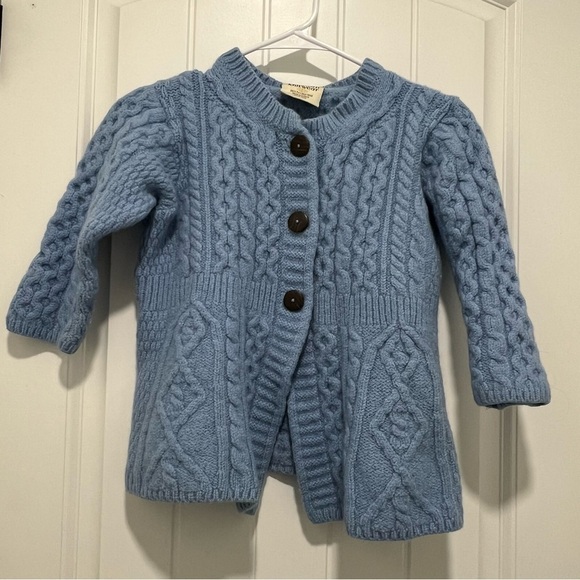 Kilronan Knitwear Other - Kilronan Knitwear Kid’s 100% Pure New Wool Blue Cardigan Sweater Size XS